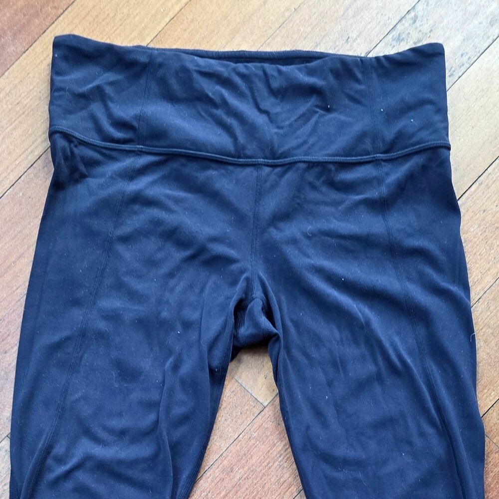 Athleta Navy Nylon/Spandex Leggings Size MT - Picture 6 of 15